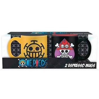 One Piece Ace & Trafalgar - Juego de tazas pequeñas