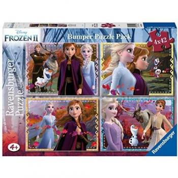 Ravensburger Frozen 2 Puzzle 4x42 Bumper Pack, 05023