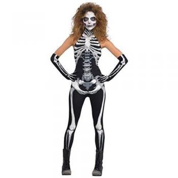 Disfraz mono Esqueleto para mujeres en varias tallas para Halloween