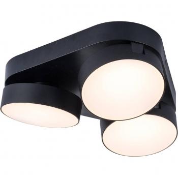 Foco de Techo LED Stanos, CCT, 3 Luces, Negro