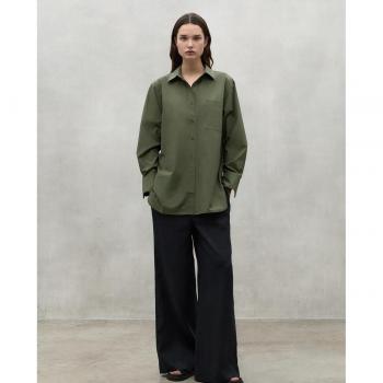 Camisa de mujer Andrea verde ECOALF confeccionada de manera sostenible
