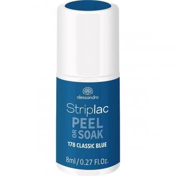 Alessandro - Striplac Peel Or Soak Lacas de uñas 8 ml Classic Blue