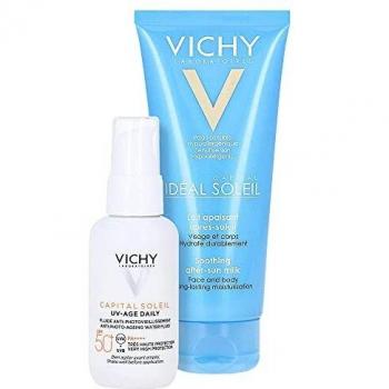 Vichy Capital Soleil UV-Age Daily SPF50+ Invisible Fluid Anti-Ageing Sun Cream with Niacinamide 40ml