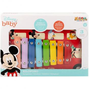 WOOMAX Disney Xilófono autobús de madera de Mickey