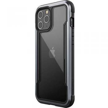 Raptic Shield Defense Case for iPhone 12 Pro Max - Black, Aluminum, 3m Drop Protection
