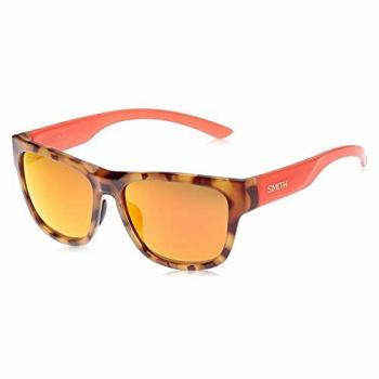 Smith Rectangle Polarized Ember Brown Sunglasses for Men - One Size
