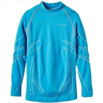 Spaio Thermo Camiseta de niños de mangas largas, azul, 150-158