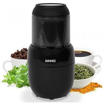 Duronic CG300 Molinillo de Café Eléctrico de 300W | Capacidad para 15 tazas 100g | Cuchillas de Acero Inoxidable | Cepillo incluido | Muele granos de café especias frutos ingredientes secos y húmedos