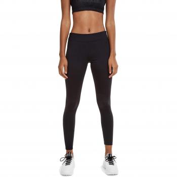 Desigual Leggings Compre Essentials para Mujer, Mujer, Leggings, 19SONK11, Negro, XL