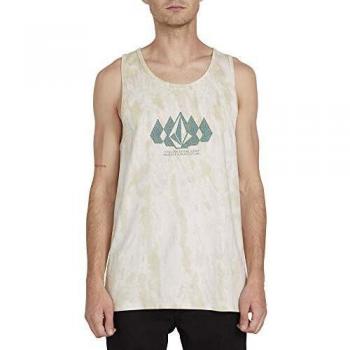 Volcom Stone Army Tank Camiseta de Tirantes, Hombre, mossstone, S