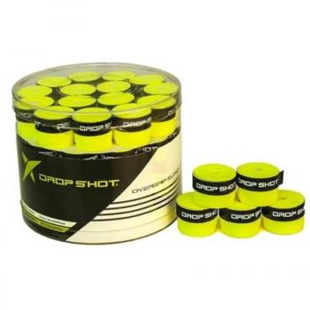 Cubo Overgrips Drop Shot Super Tacky X60 - 60 unidades de overgrips para pádel, alta adherencia, textura suave, ideal para mejorar el agarre y la comodidad durante el juego