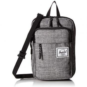 Herschel Supply Co. Form - Bolso Cruzado Grande, Raven Crosshatch, Talla única