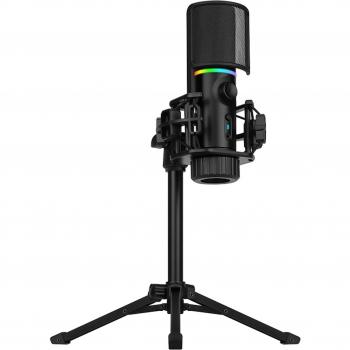 MIC TRIPOD Negro Micrófono de estudio profesional de alta calidad