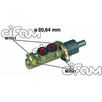 Cilindro Principal de Freno Metzger 202-039 para Volkswagen Golf, Jetta, Polo, Scirocco y Seat Terra