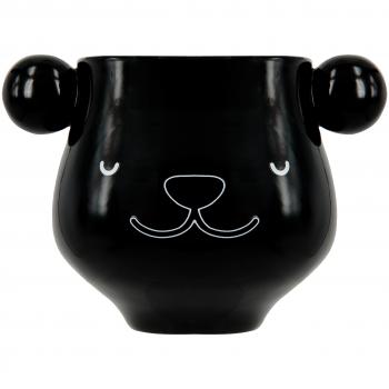 Thumbs Up Taza con Diseño Oso Panda, Cerámica, Negro y Blanco, 11,3 x 10,5 x 11 cm