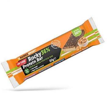 NamedSport Rocky 36% Protein Bar Salty Peanuts Flavor 50g