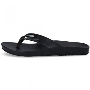 Reef Cushion Bounce Court, Chanclas para Mujer, Negro