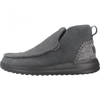 Botines Mujer Hey Dude Denny Suede Gris