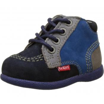 Kickers Babystan - Primeros Pasos de Otra Piel Bebé-Niños, azul