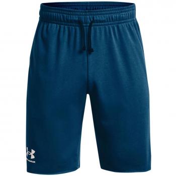 Under Armour Rival Terry - Pantalón corto para hombre azul