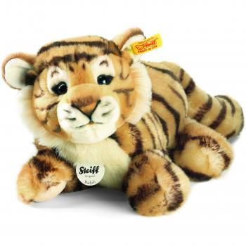 Peluche Tigre Radjah Bebé Schlenker, 28 cm, Tumbado, con Ojos de Plástico