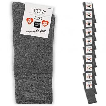 Calcetines Diabéticos OCCULTO Basics para Hombre - Pack de 10 (Modelo Goetz)