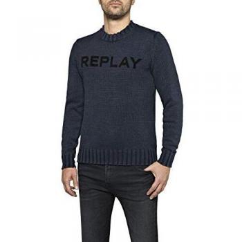REPLAY Uk3054.000.g22454g suéter, Azul