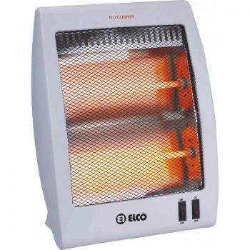 Calefactor de Cuarzo Portátil 400/800W con Asa de Transporte y Seguridad Antivuelco