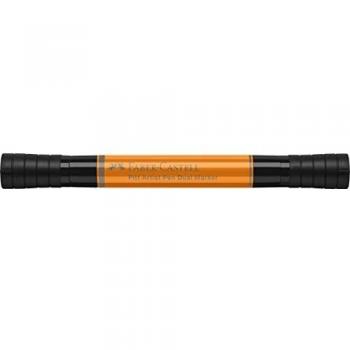 Rotulador Doble Punta Pitt Artist Pen Faber-Castell Tinta China Naranja Transparente