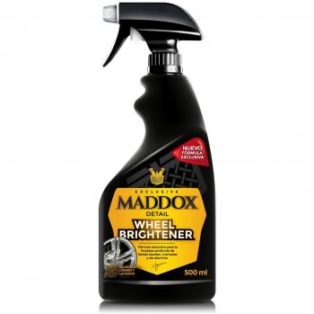 Maddox Detail - Wheel Brightener- Limpiador de Llantas Coche. Abrillantador de Llantas, Limpia Todo Tipo de Llantas, 500 ml