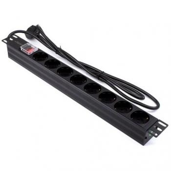 Regleta Rack 19 8 X Schuko Con Interruptor Lapara Networking