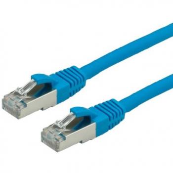 Cable de red S/FTP CAT 6 LSOH azul 10 m, doble apantallamiento, libre de halógenos