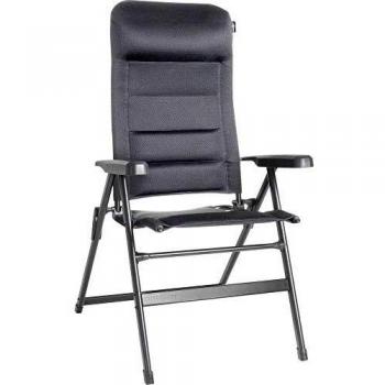 Silla de Camping Brunner Aravel 3D Media Negra - Plegable y Ajustable (47 x 44 x h48/121 cm)