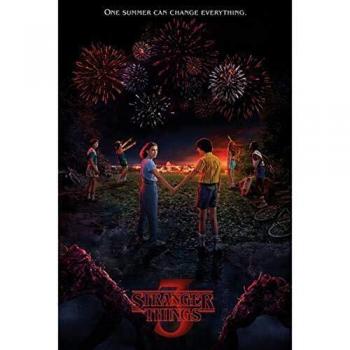 Stranger Things Poster One Summer, No Laminado, Multicolor, 61x91.5 cm