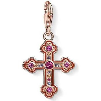 Colgante Abalorio Thomas Sabo Cruz Victoriana 925 Plata de Ley 1495-392-10