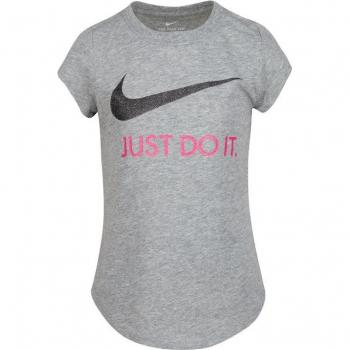Camiseta Nike Swoosh JDI Niña Gris