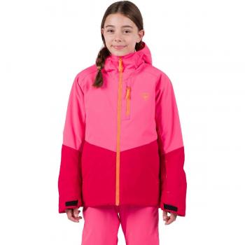 Chaqueta de Esquí Rossignol Wispile Junior con Capucha Rosa Fuerte/Rojo 14 Años
