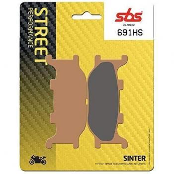 Pastillas de Freno Anteriores Sinterizadas SBS 691HS para Moto