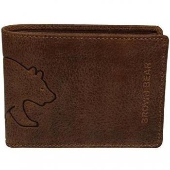 Brown Bear - Cartera para hombre  unisex Hombre, marrón