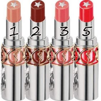 yves saint laurent rouge volupte rock'n shine labial brillante 8 rock`n red