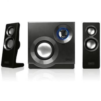 Sweex SP210 - Sistema de altavoces 2.1, 60 vatios, color plata