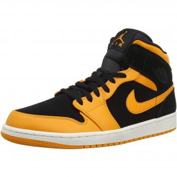 Nike Air Jordan 1 Mid, Zapatos de Baloncesto para Hombre, Negro