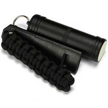 UCSK - Kit de supervivencia Ultra compacto. La única usarlo llavero Kit de supervivencia. Fabricado., negro