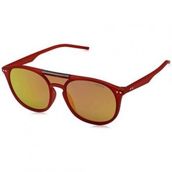 Polaroid PLD 6023/S Unisex Sunglasses, Orange/Red Acetate, One Size