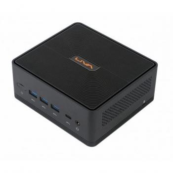 ECS LIVA Q3 Plus Mini PC AMD Ryzen Embedded V1605B 8 GB DDR4-SDRAM 128 GB eMMC Sin Sistema Operativo Negro