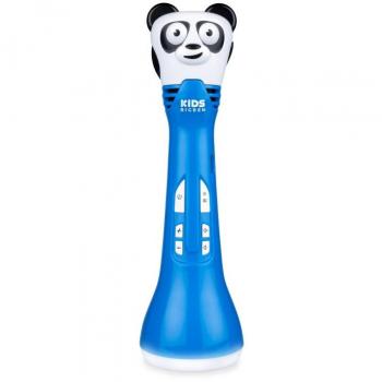 Micrófono Karaoke Bluetooth Inalámbrico Bigben MICVFBL 9W con Efectos de Voz para Niños Azul