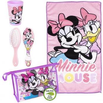 Neceser de Aseo para Viaje Minnie Mouse Rosa con Accesorios - Cerdá