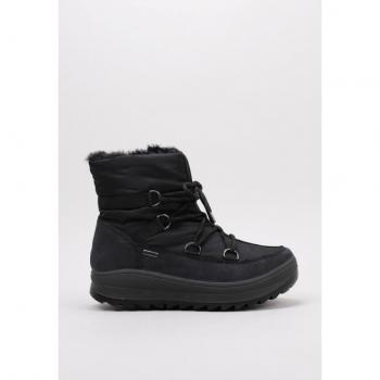Imac 459038 Negro Mujer Botas Invernales Esquimal - Piel y Textil - Otoño/Invierno 2023 - Mantén el Calor en los Días Más Fríos