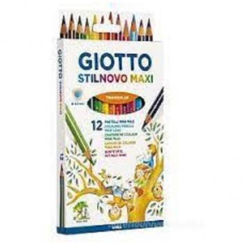 Lápices de colores Giotto Stilnovo Maxi 12 colores surtidos
