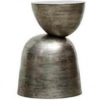 House Doctor mesas de café, Muebles, Metal Oxidado, h: 55 cm, Dia: 40 cm